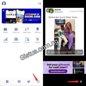 How to download Instagram videos using social cash app