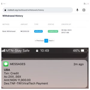 Viraltech.org proof of payment 