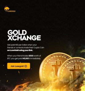 Gold Xchange package Luxegold 