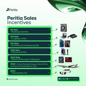 Peritia Sales incentives